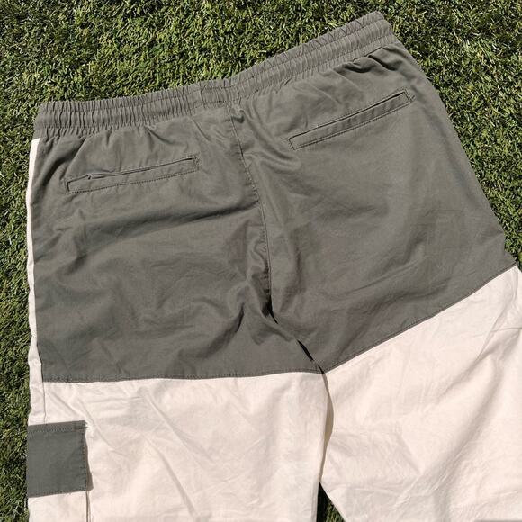 Topman Utility Canvas Joggers Unisex Two Toned Colorblock Y2K Cargo Pants 32 - Picture 7 of 9